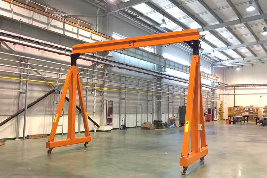 Portable gantry crane 13