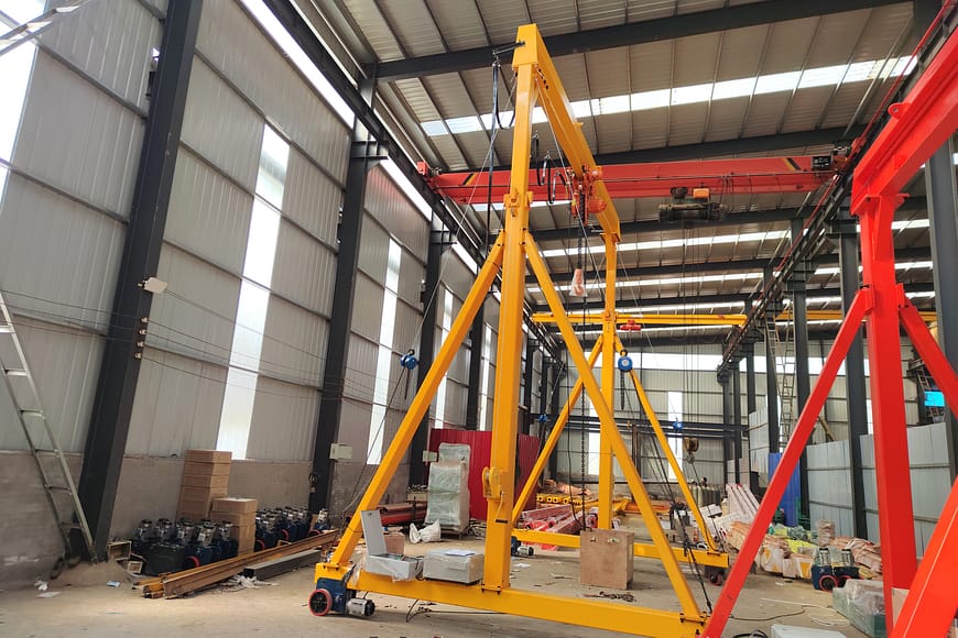 Portable gantry crane 21