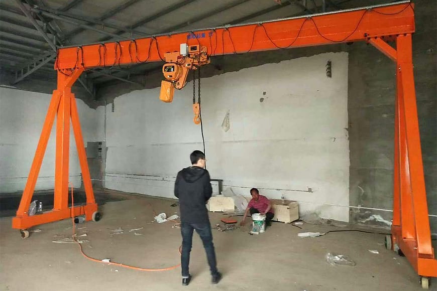 Portable gantry crane 24