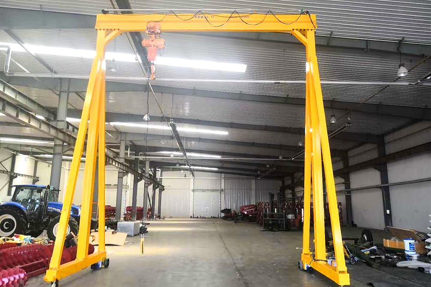 Portable gantry crane 25