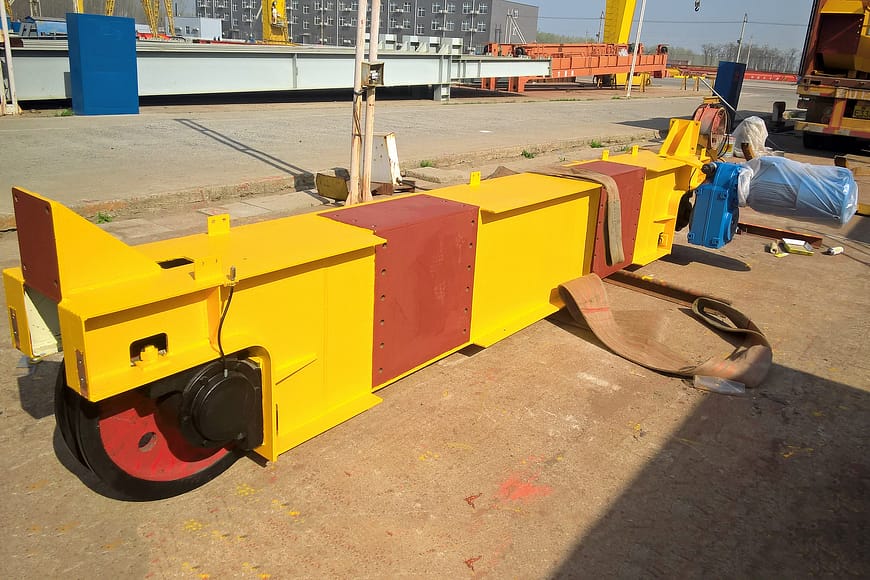 double girder overhead crane end beam 02 