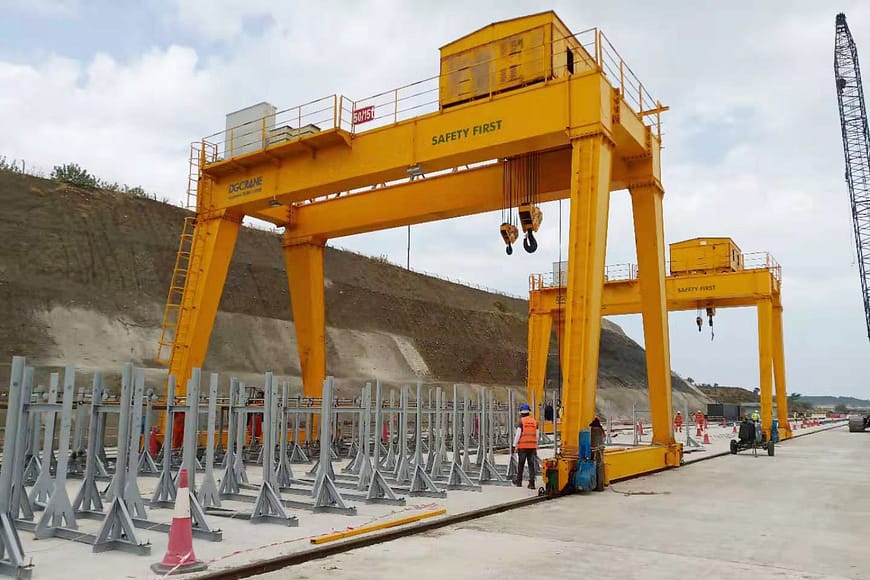 european type gantry crane 1