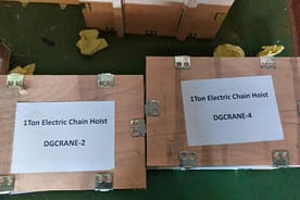 packaging ng chain hoist